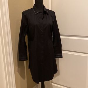 Chico’s black non iron tunic blouse